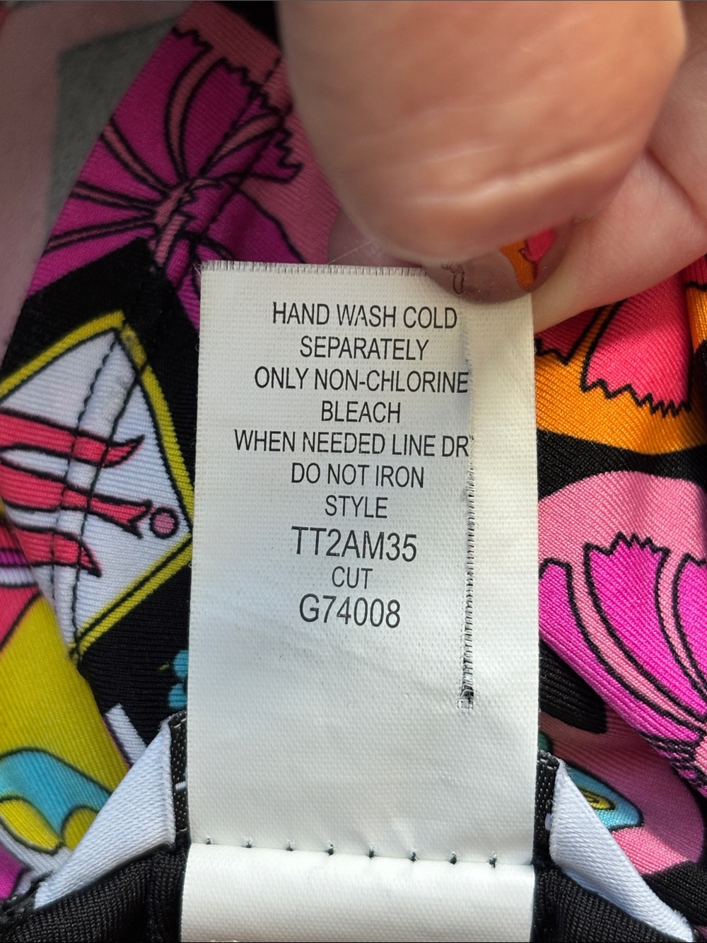 Trina Turk Psychedelic Halter Sarong Dress - Picture 8 of 9